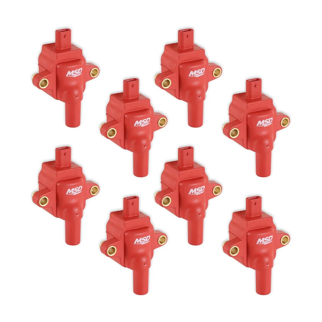 82838 – MSD CO. Ignition Coil, Coil On Plug Red Set of 8